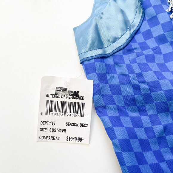 Meryll Rogge x Beni Bischof Totalizing Graphic Tee Blue Size FR 40 US 6 NEW flaw - Picture 6 of 13